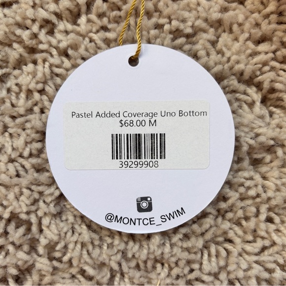 New With Tags Montce Swim Pastel Added Coverage Uno Bottom. Size Medium. - Picture 12 of 14